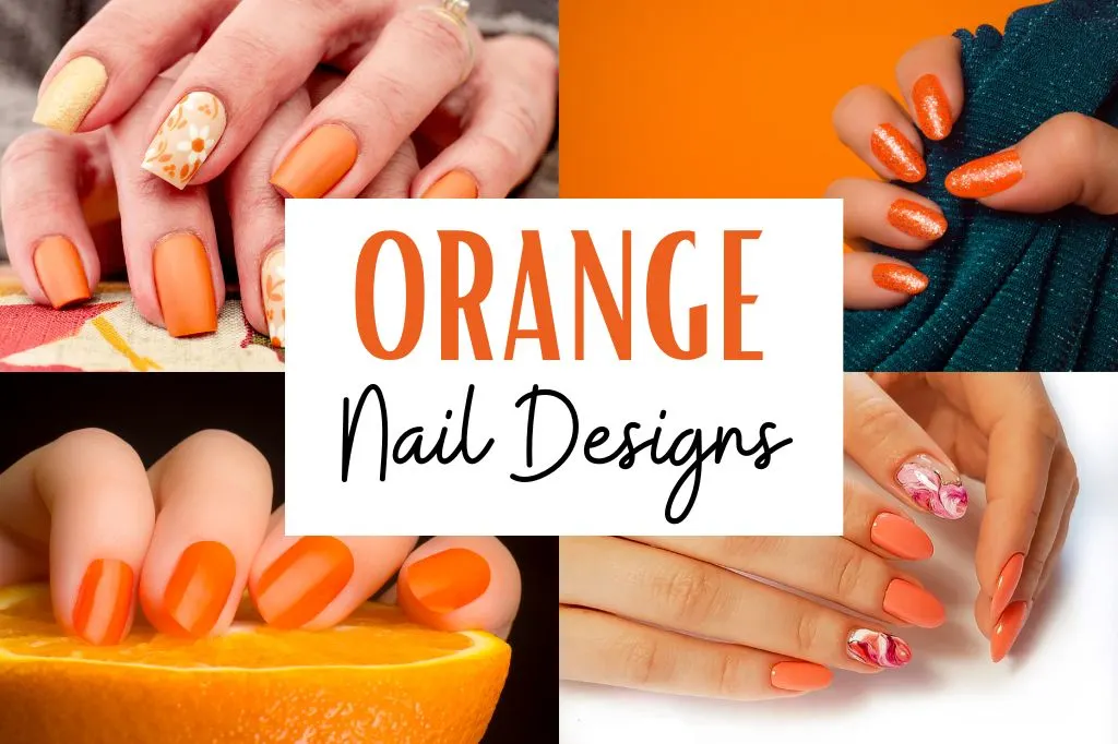 Orange nail designs evoke the lively spirit of summer, reminiscent of sunny days and refreshing treats. From sunset-inspired ombré to creamy, citrusy hues, there are endless creative ways to incorporate shades of orange into your manicure.  Whether you prefer bold and punchy tones, or softer pastel oranges, these 21 nail designs are guaranteed to add a playful and vibrant touch to your look! summer, spring, fall, winter, natural nails, acrylic, gel nails, dip nails, nail art, oval, squoval, square, almond, round, pink and, short, burnt, blue and, light, red, black and, yellow and, short, coffin.