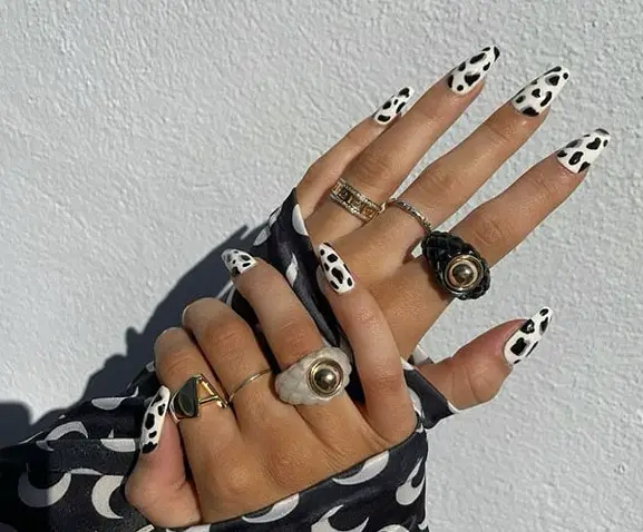 The top black and white nails, black and white nail designs, black and white nails acrylic, black and white nail art, and more black and white nail ideas