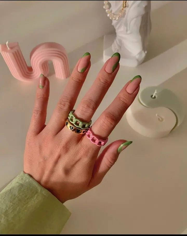 The top sage green nails and sage green nail designs to check out