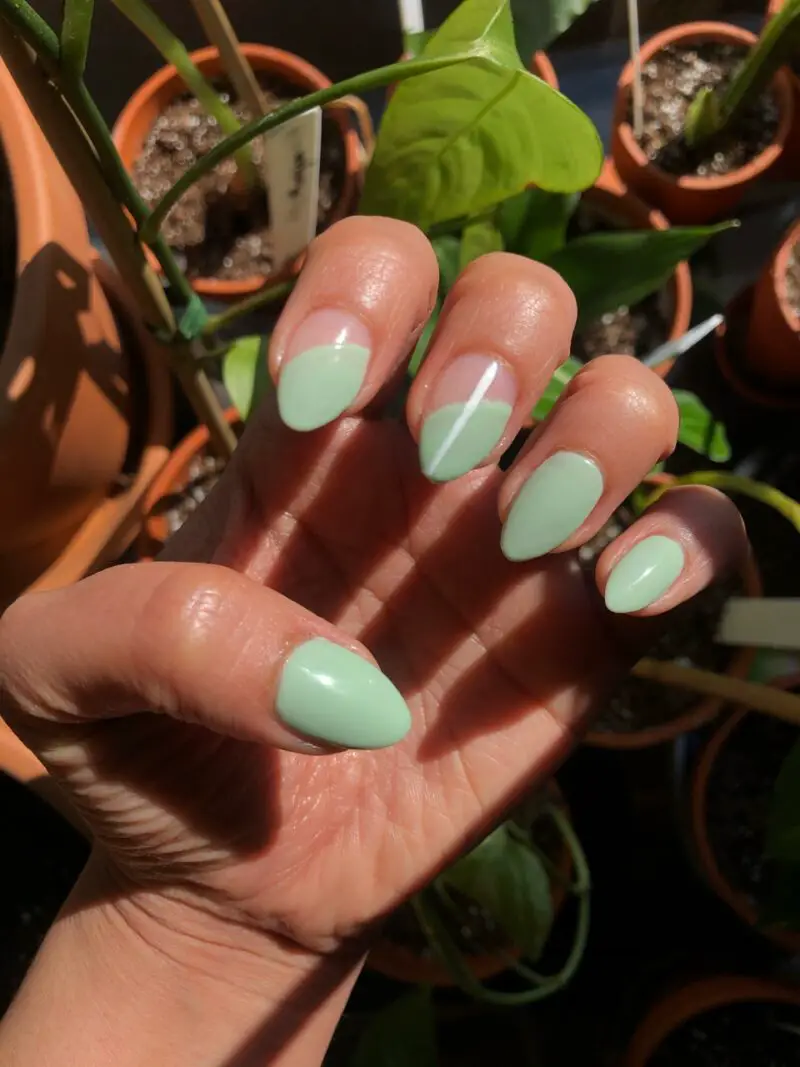 The top sage green nails and sage green nail designs to check out