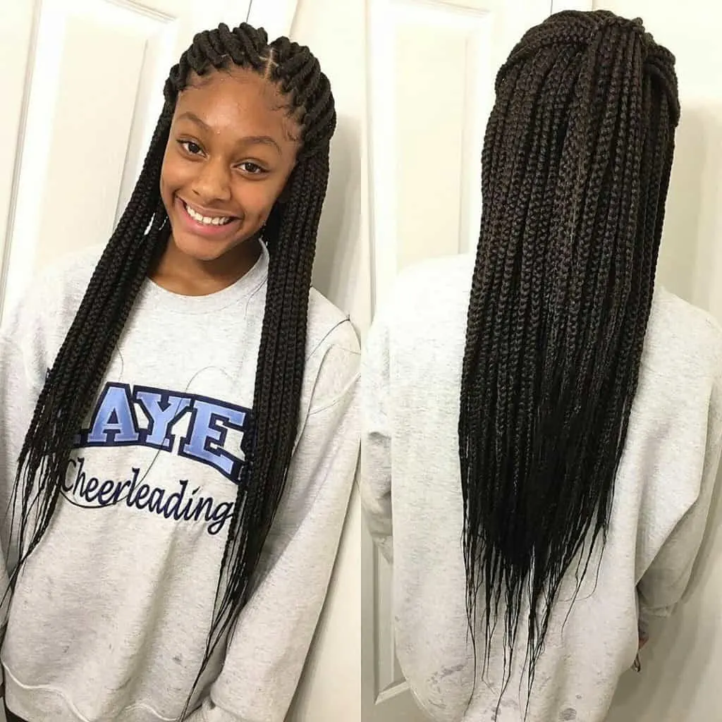 kids box braids