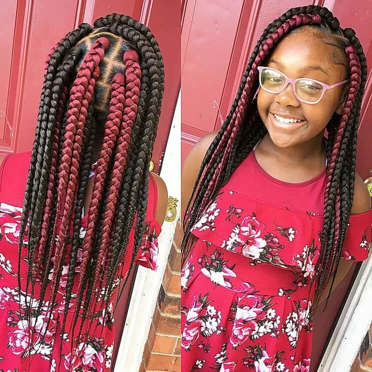 kids box braids jumbo braids