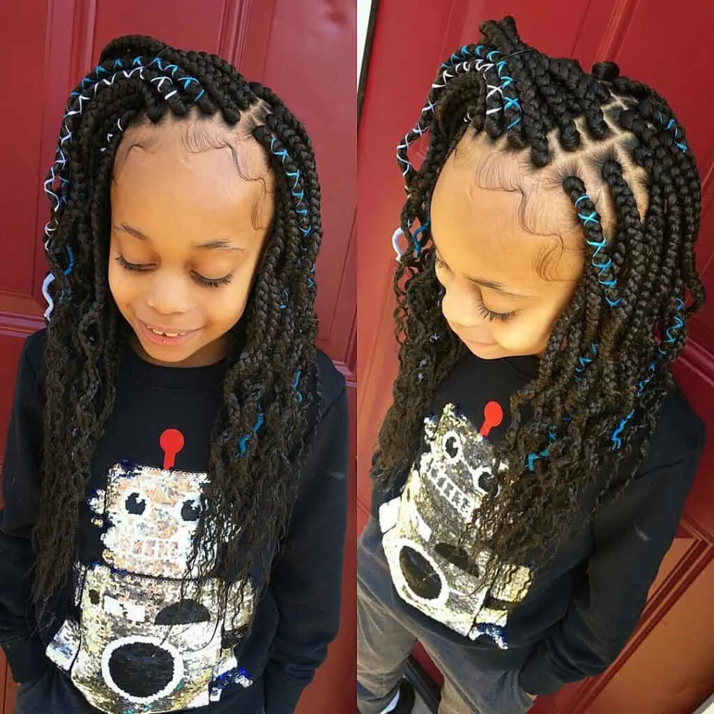 kids box braids