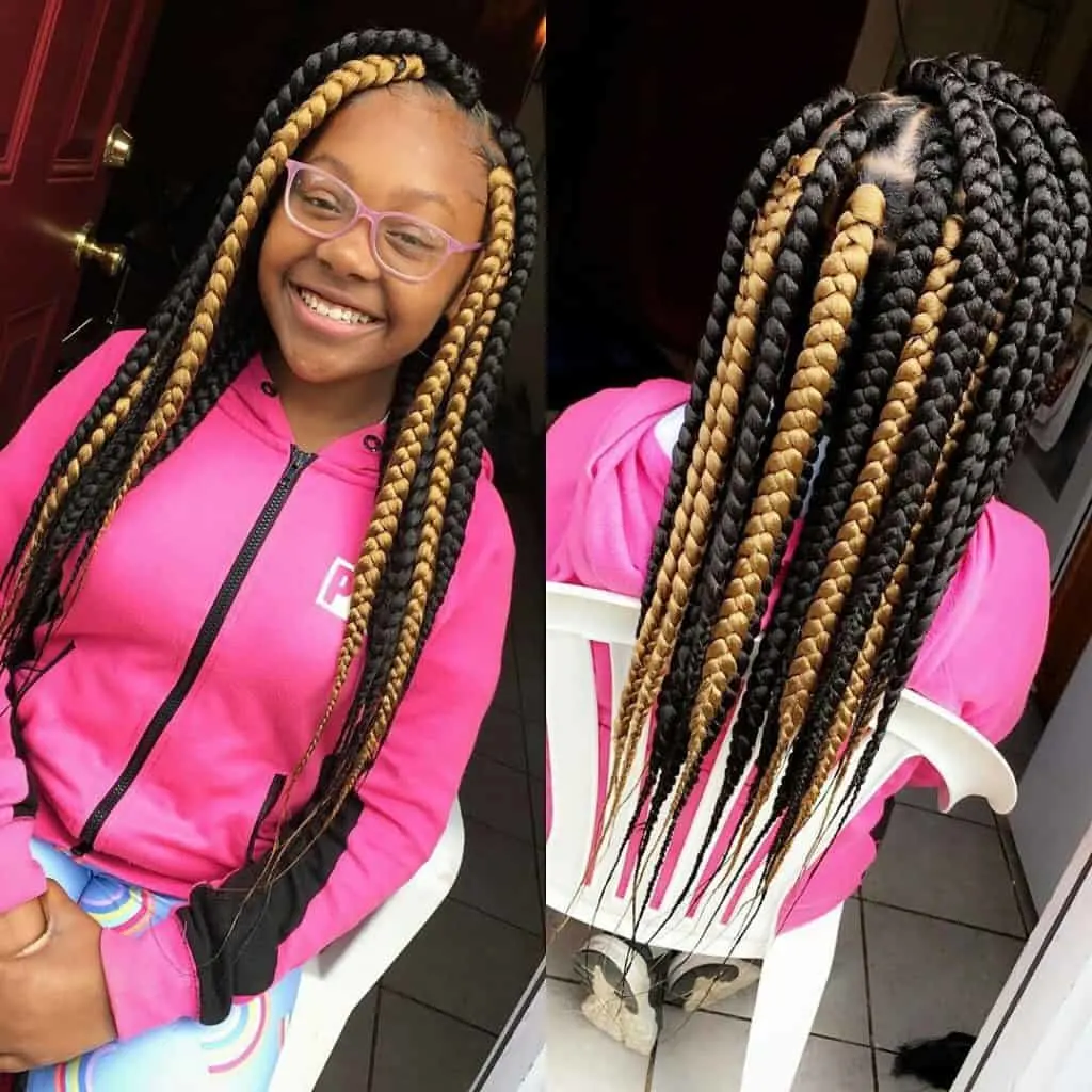 kids jumbo box braids