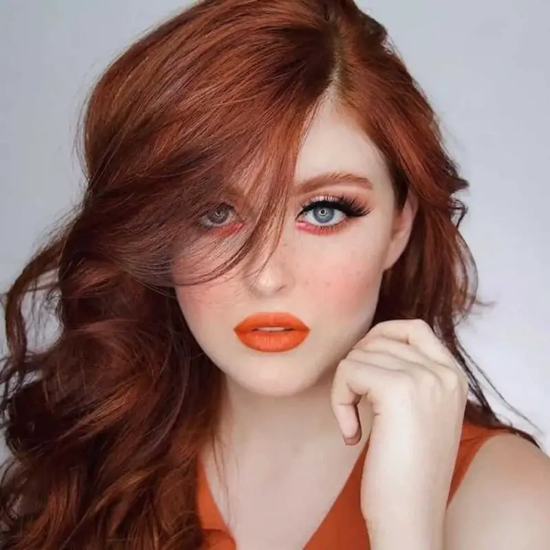 The top makeup for redheads