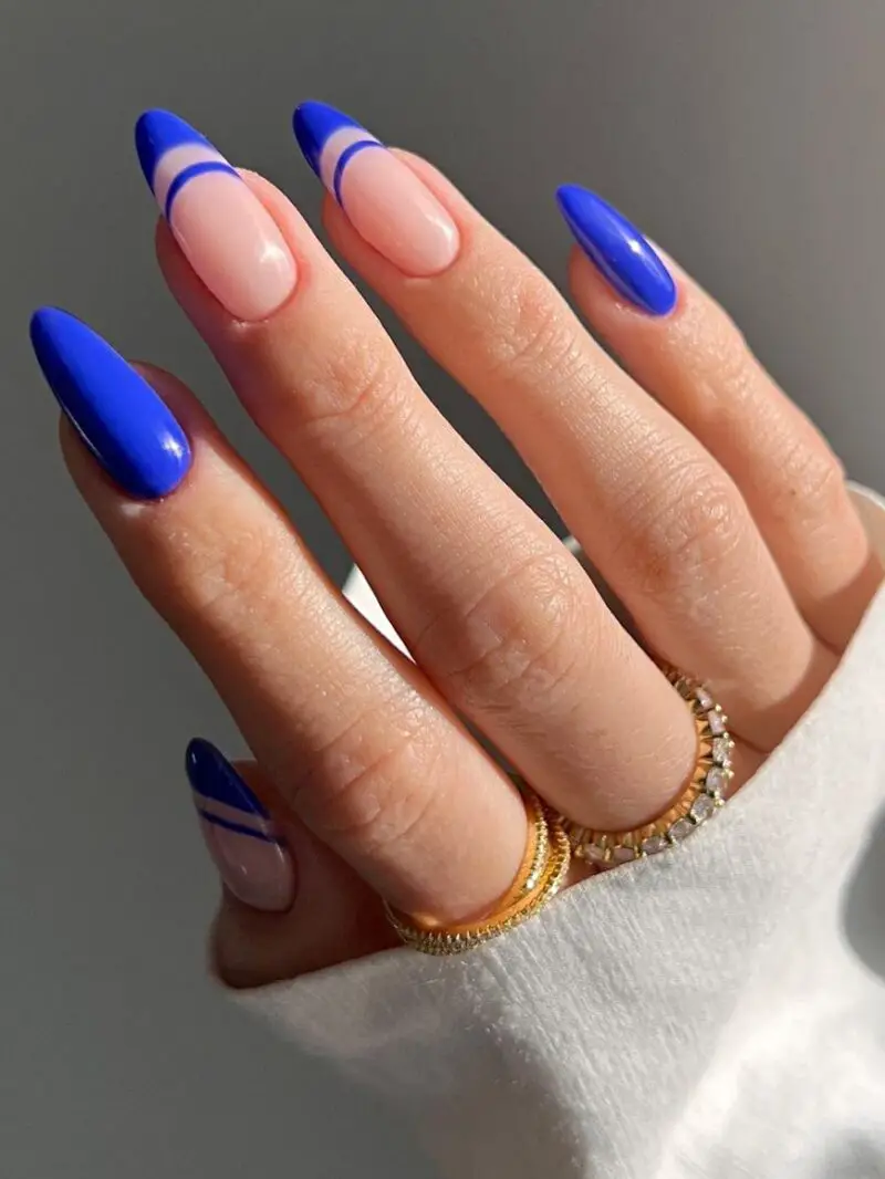 The top royal blue nails, royal blue nail ideas, and royal blue nail designs