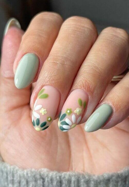 The top spring nails, spring nail art, and spring nail designs to copy