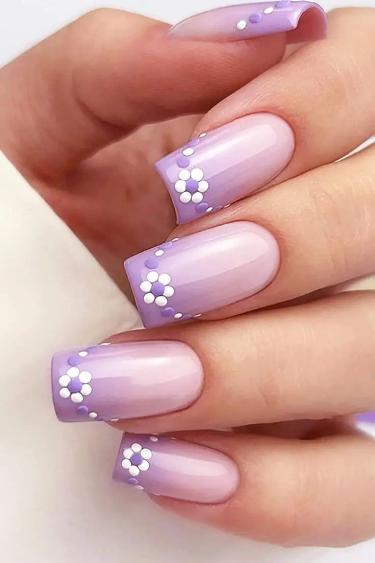 The top spring nails, spring nail art, and spring nail designs to copy