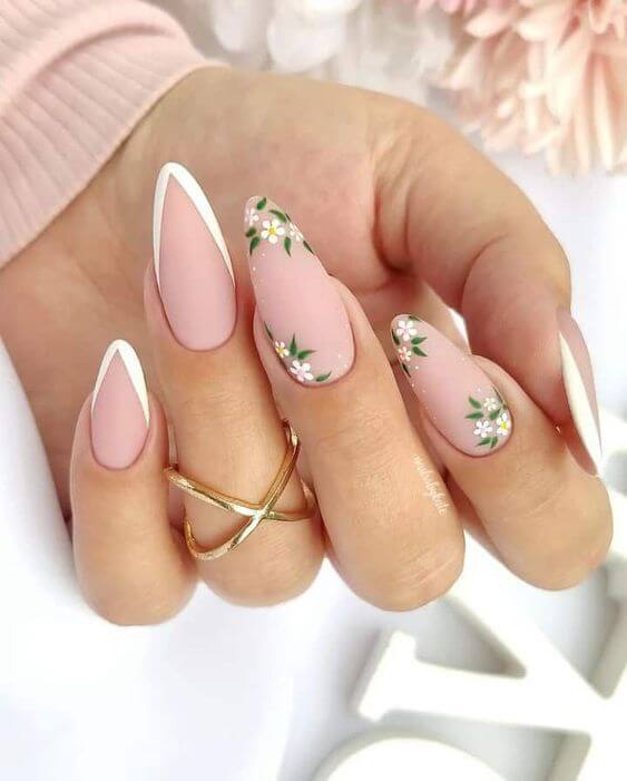 The top spring nails, spring nail art, and spring nail designs to copy