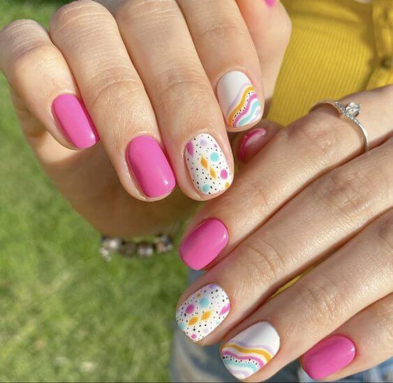 The top spring nails, spring nail art, and spring nail designs to copy