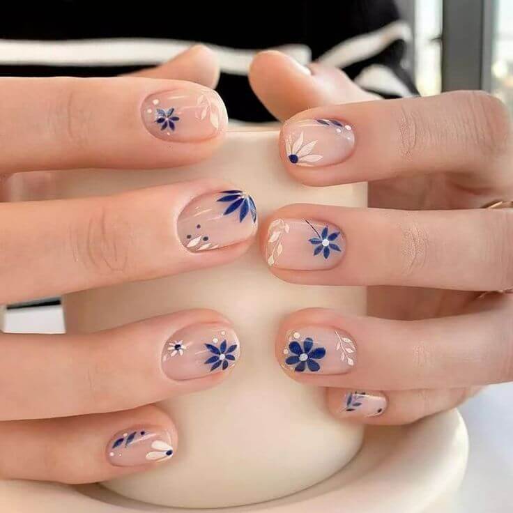 The top spring nails, spring nail art, and spring nail designs to copy