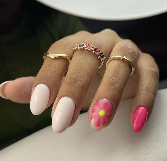 The top spring nails, spring nail art, and spring nail designs to copy