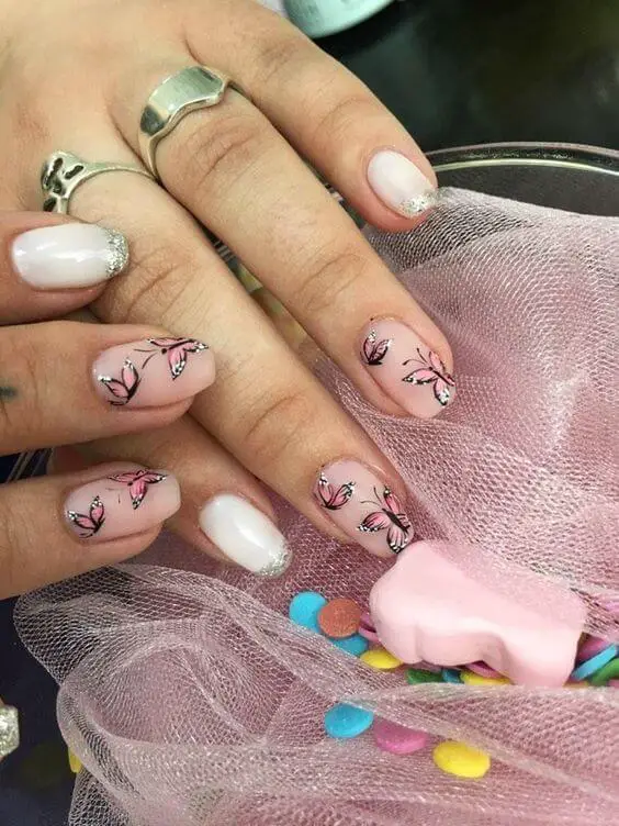 The top spring nails, spring nail art, and spring nail designs to copy