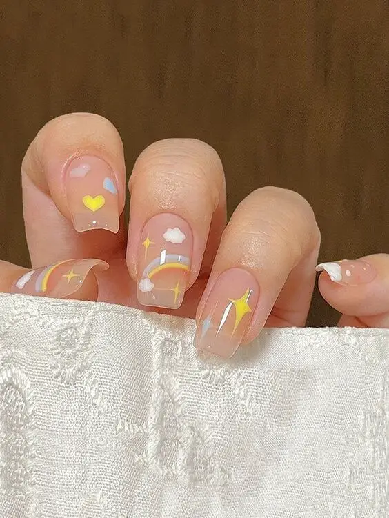 The top spring nails, spring nail art, and spring nail designs to copy