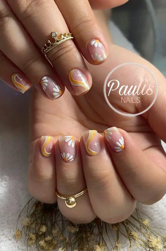 The top spring nails, spring nail art, and spring nail designs to copy