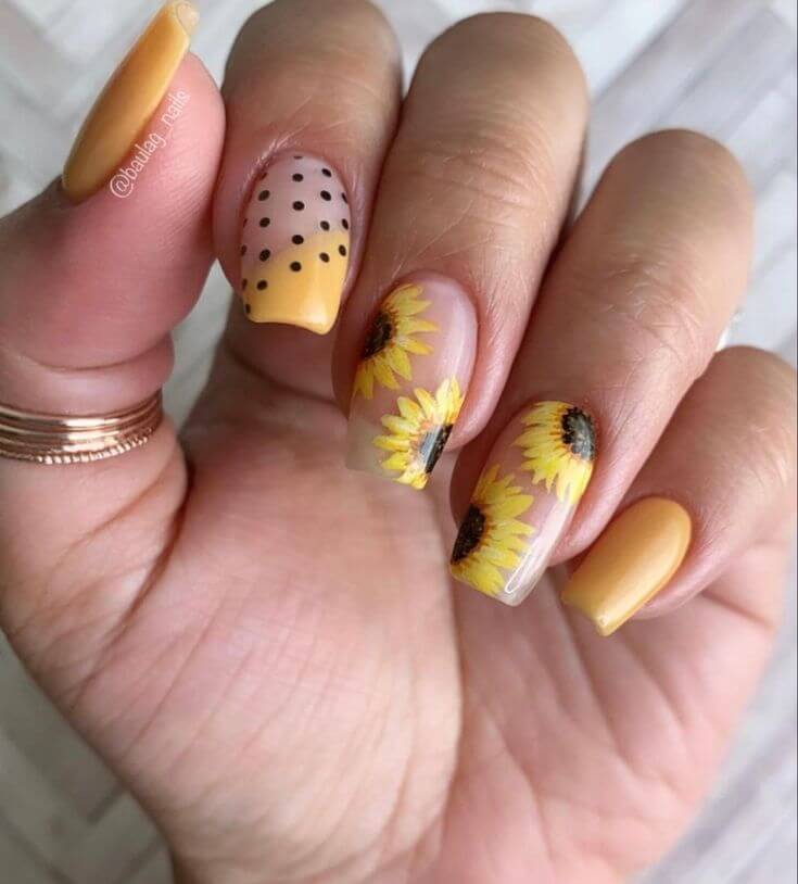 The top spring nails, spring nail art, and spring nail designs to copy