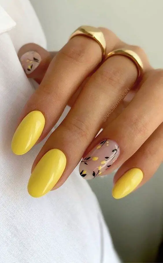 The top spring nails, spring nail art, and spring nail designs to copy