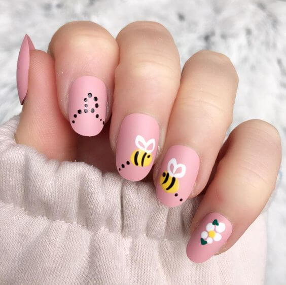 The top spring nails, spring nail art, and spring nail designs to copy