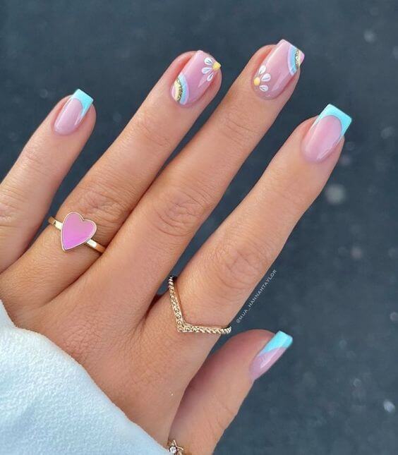 The top spring nails, spring nail art, and spring nail designs to copy