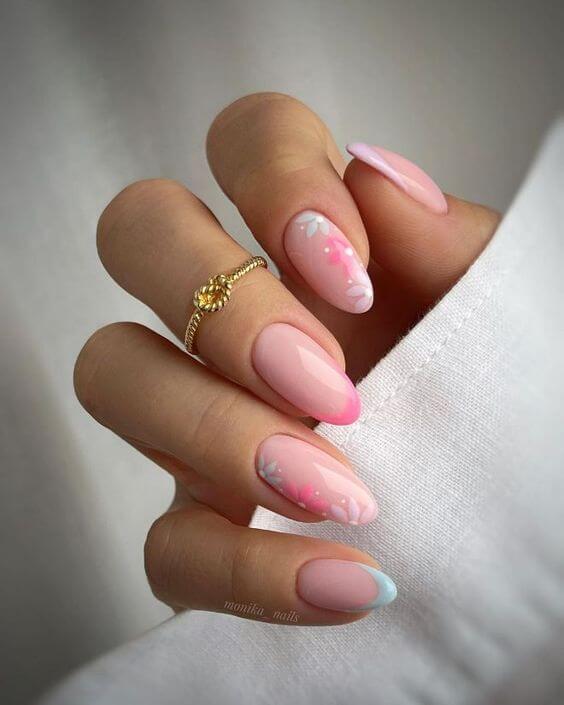 The top spring nails, spring nail art, and spring nail designs to copy