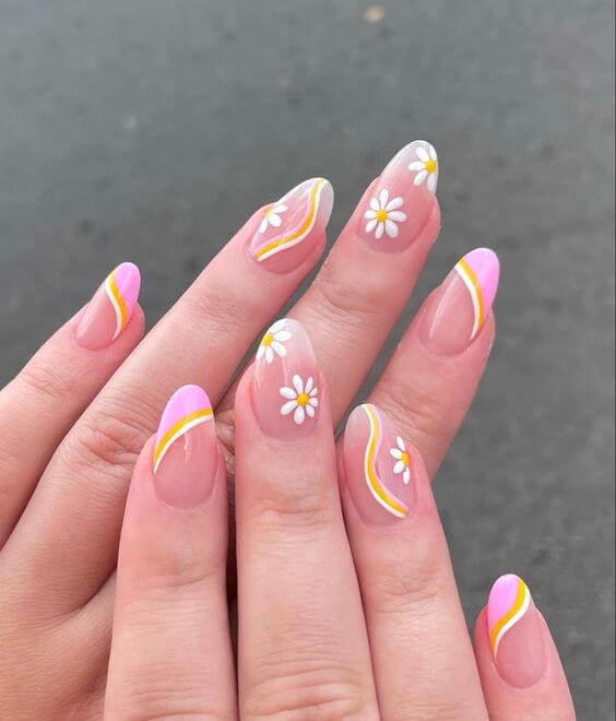 The top spring nails, spring nail art, and spring nail designs to copy