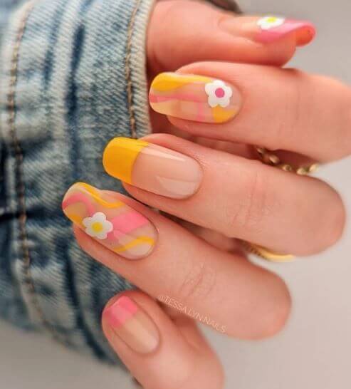 The top spring nails, spring nail art, and spring nail designs to copy