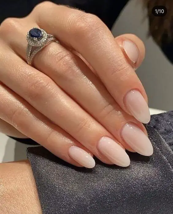 Clean white nails to copy