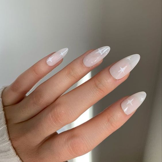 Clean white nails to copy