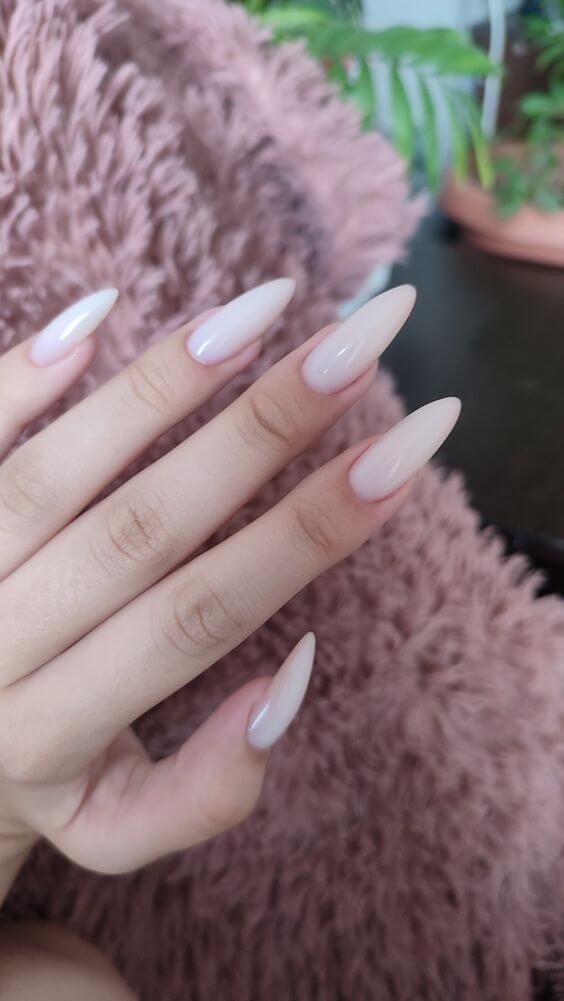 Clean white nails to copy